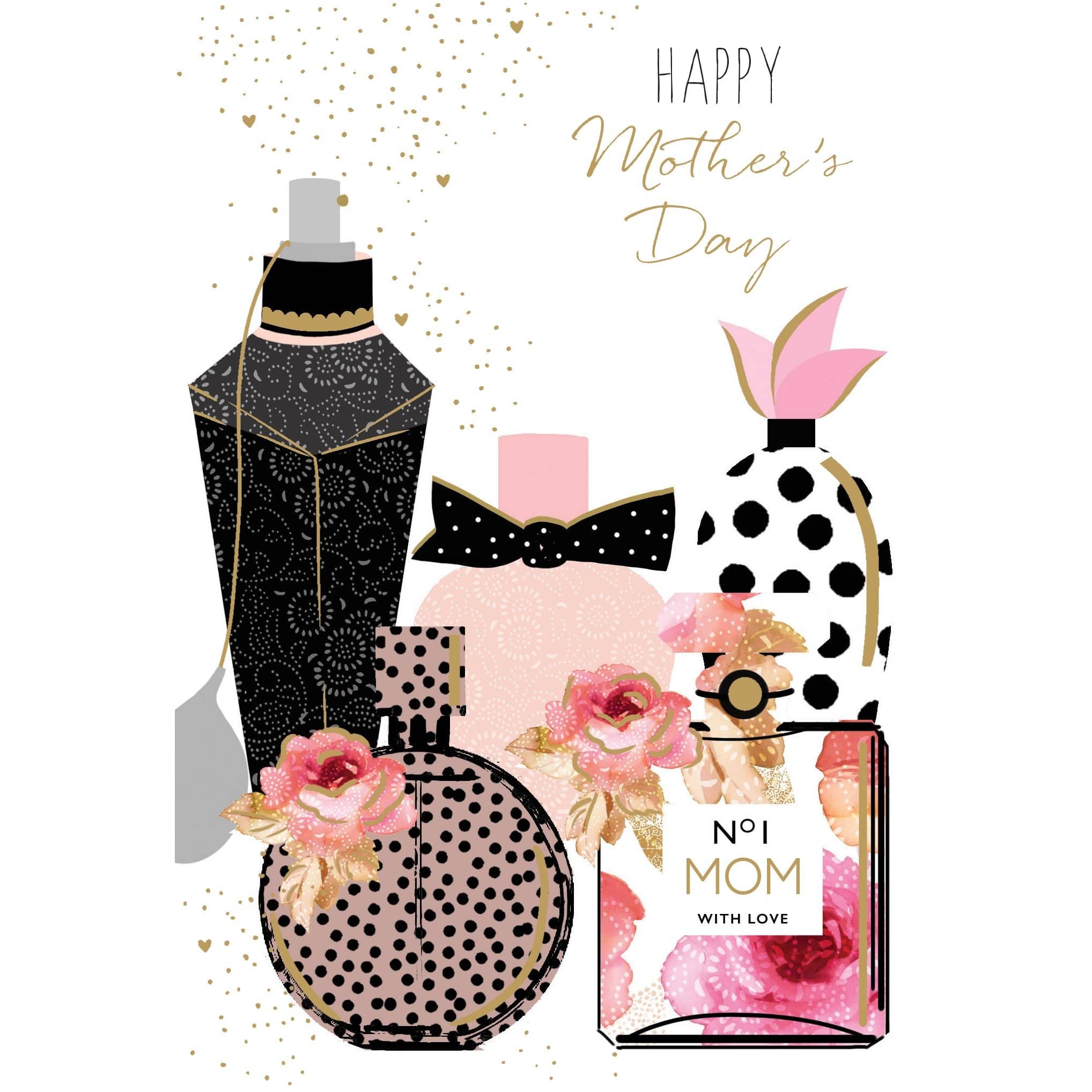Pictura No 1 Perfume Mother's Day card featuring floral design and elegant script for a special Mother's Day greeting